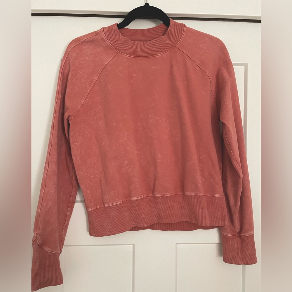 Lululemon Ready to Roll acid washed crewneck